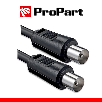 Cavo antenna TV IEC 2M SP-SP NERO